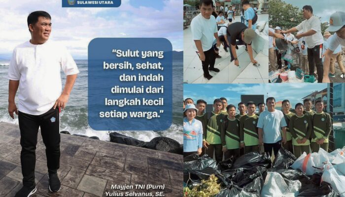 Gerakan Indonesia ASRI, Gubernur Sulut Yulius Selvanus: Budayakan Sadar Bersih dari Diri Sendiri