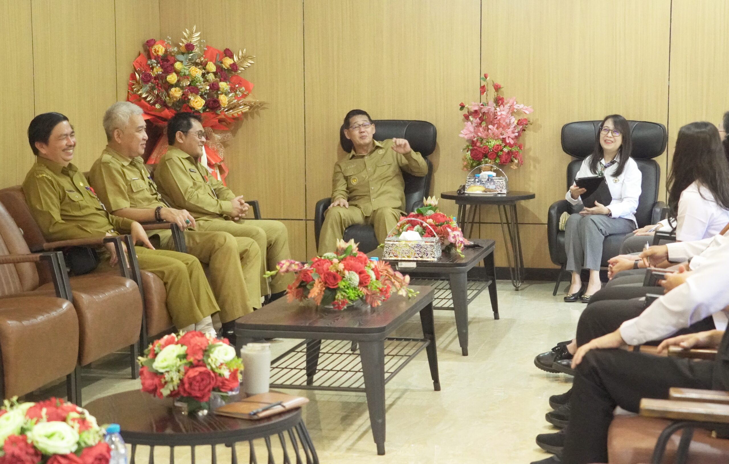Entry Meeting Pemkot Bitung dengan Tim Pemeriksa BPK RI Perwakilan Sulawesi Utara. (Foto: Ist)