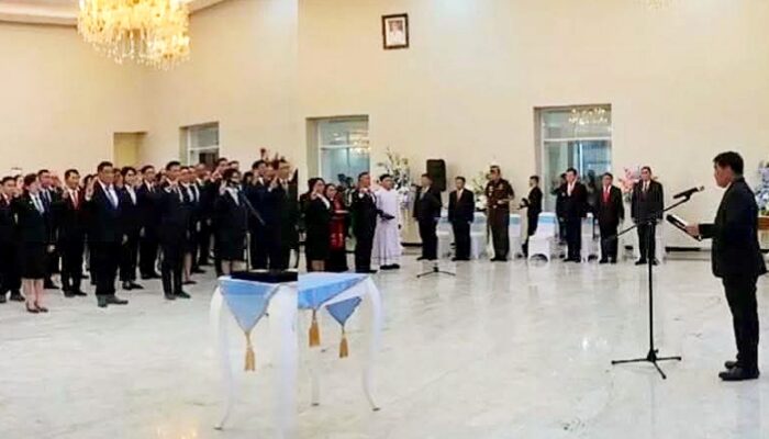 Lantik 62 Pejabat Pemprov Sulut, Gubernur Yulius Selvanus: “Kita Berkarya dan Berinovasi Bersama”