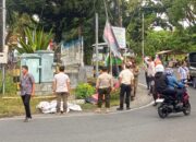 Penertiban Reklame dan Baliho di Kota Bitung. (Foto: Ridho L Tobing)
