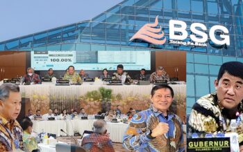 RUPS Bank SulutGo Tahun 2026: (dari kanan ke kiri) Gubernur Sulut, Yulius Selvanus; Komisaris Utama BSG, Vicky Lumentut dan Direktur Utama BSG, Revino Pepah. (Foto: Ist/SUDARA.ID)