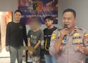 Terduga pelaku JL diamankan Polsek Lembeh Selatan. (Foto: Ist)