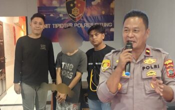 Terduga pelaku JL diamankan Polsek Lembeh Selatan. (Foto: Ist)