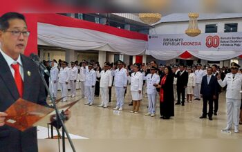 Walikota lantik 83 Pejabat Baru di lingkup Pemkot Bitung, Rabu (18/2/2026). (Foto: Ridho L Tobing)