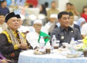 Gubernur Sulut, Mayjen TNI (Purn) Yulius Selvanus SE, bersama Ketua MUI Sulut, Prof Dr H Nasruddin Yusuf MAg. (Foto: Ist)