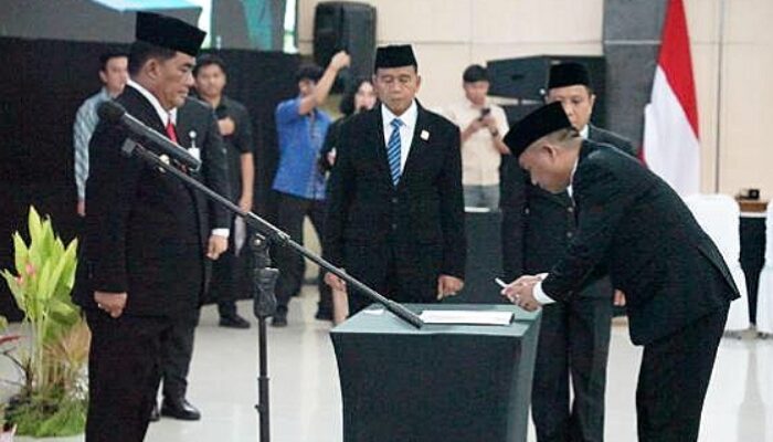 Hendrik Pagiling Resmi Kakanwil Kemenkum Sulut, Gubernur Yulius Dorong Penguatan Hukum hingga Tingkat Desa