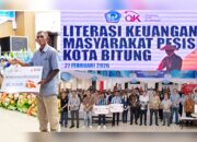Wakil Walikota Bitung, Randito Maringka S.Sos, saat acara sosialisasi