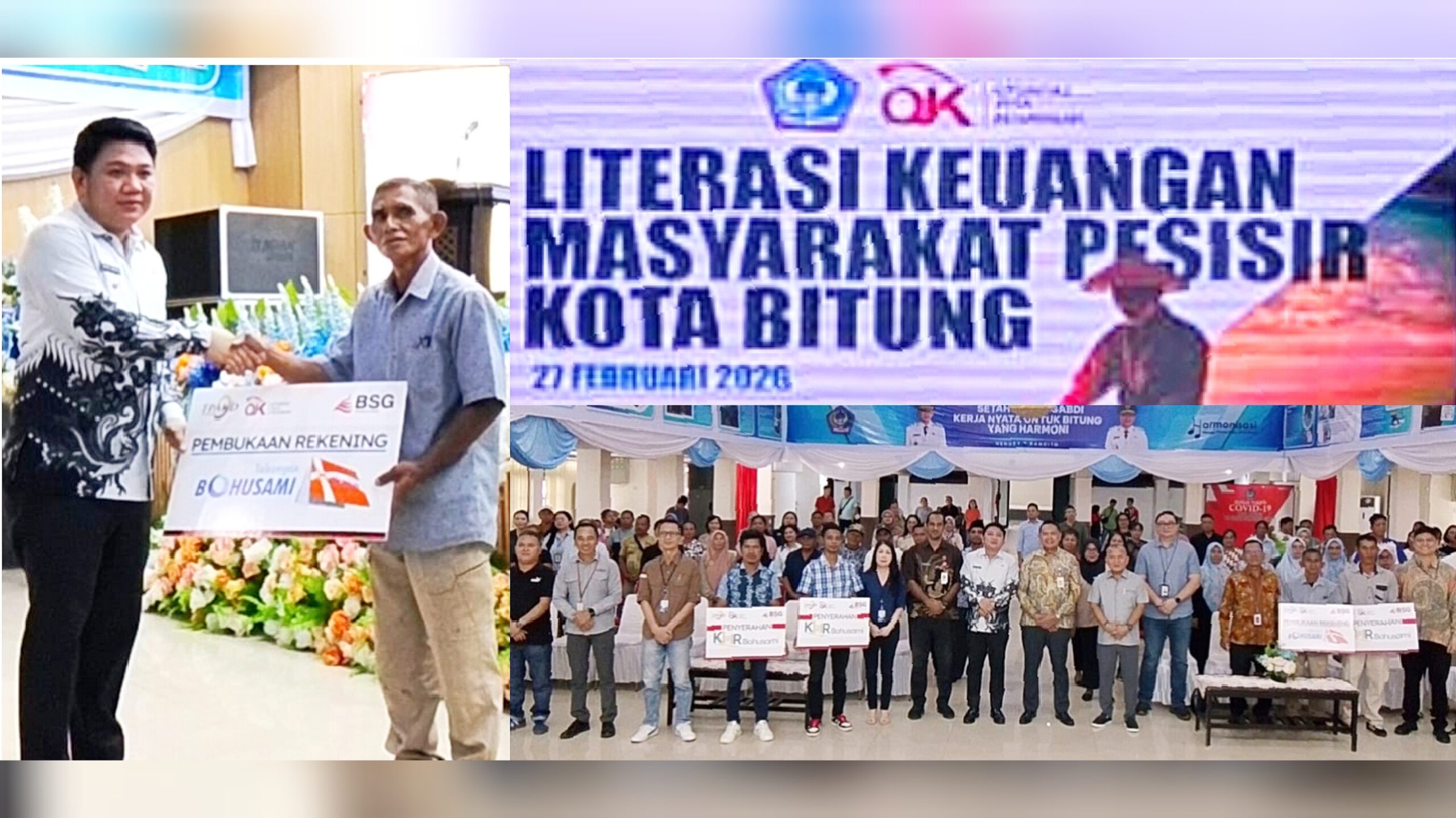 Wakil Walikota Bitung, Randito Maringka S.Sos, saat acara sosialisasi GENCARKAN 2026. (Foto: Istimewa/Ridho Lumban Tobing)