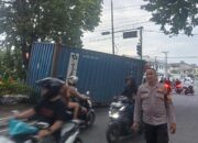 Insiden Kontainer (Peti Kemas) lepas di Kota Bitung. (Foto: Ist)