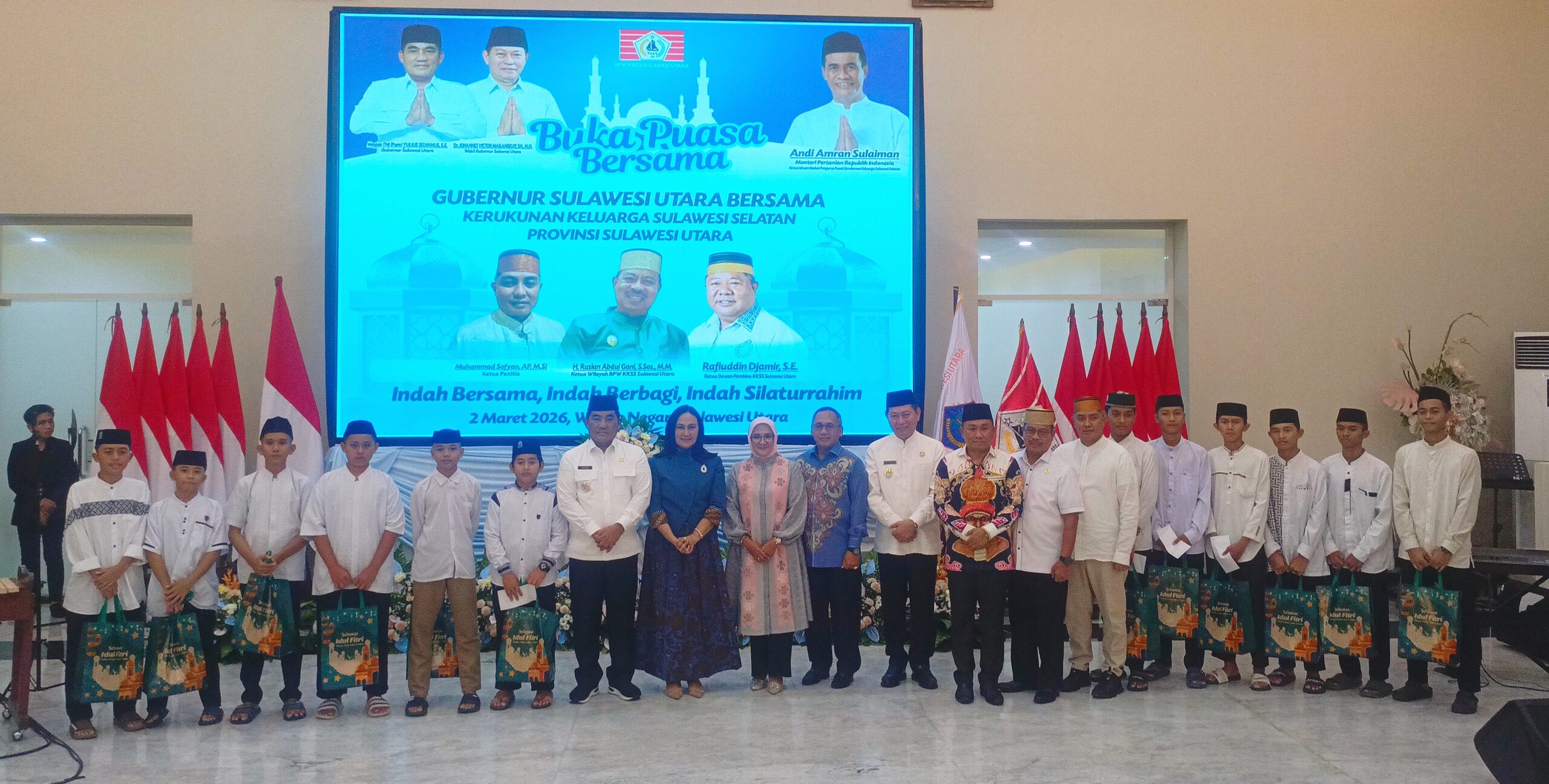 Momen Buka Puasa Pemprov Sulut dengan KKSS Sulut. (Foto: Ridho L Tobing)