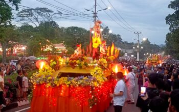 Cap Go Meh 2577 Kota Bitung Bius Ribuan Warga. (Foto: Ridho L Tobing)