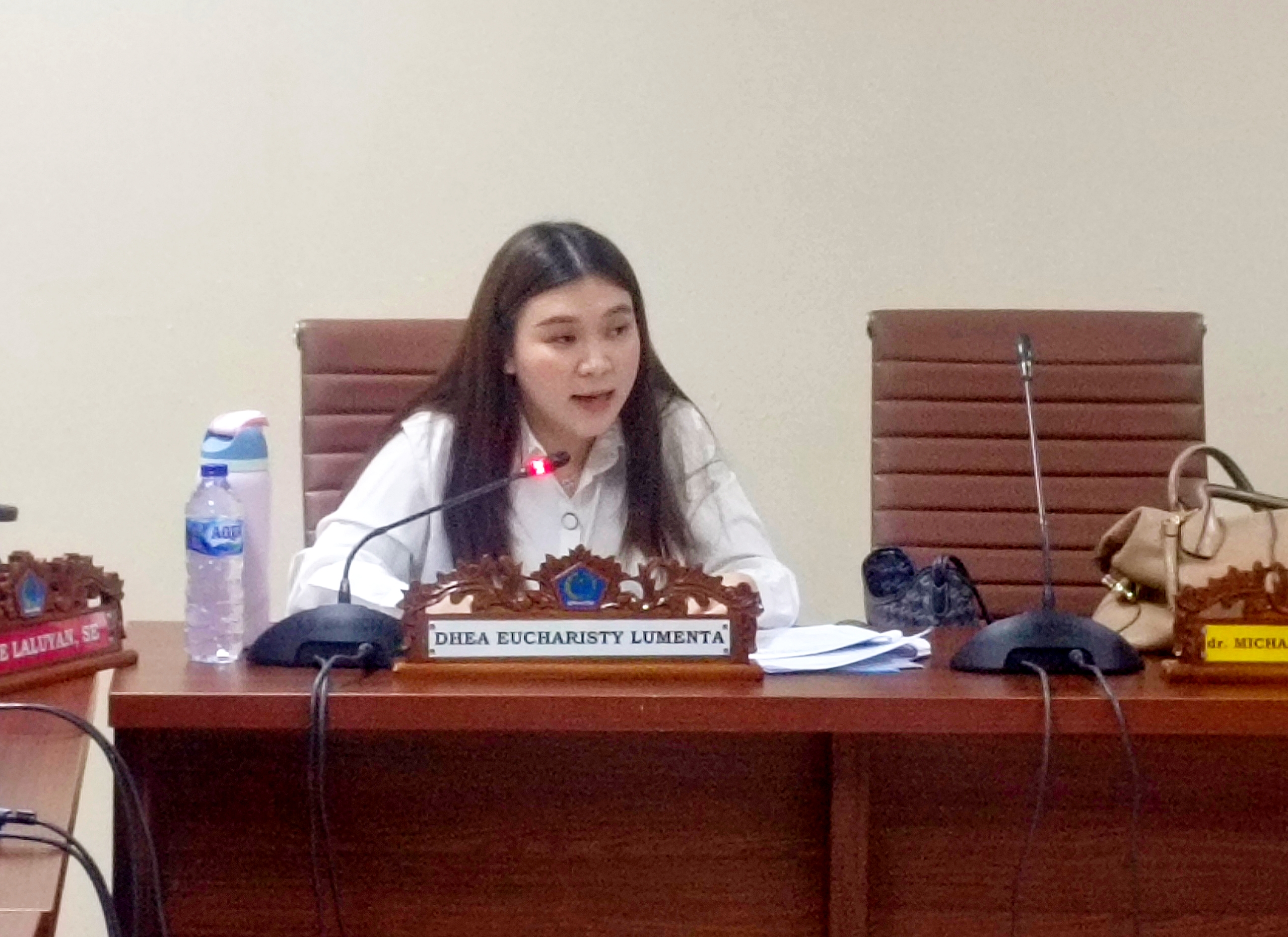 Sekretaris Komisi II DPRD Provinsi Sulut, Dhea E Lumenta SE (Fraksi Gerindra). (Foto: Ridho L Tobing)