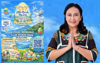 Ketua Panitia Festival Menghias Telur Paskah "Little Hand’s-Big Joy" Sulawesi Utara 2026, Ny. Anik Yulius Selvanus. (Foto: Ist)