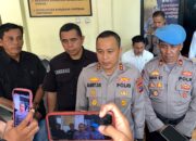 Konferensi pers bentrok Empang-Sarikelapa. (Foto: Ist)