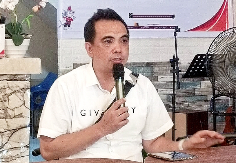 Ketua KPU Bitung, Deslie D Sumampouw. (Foto: Ridho L Tobing)