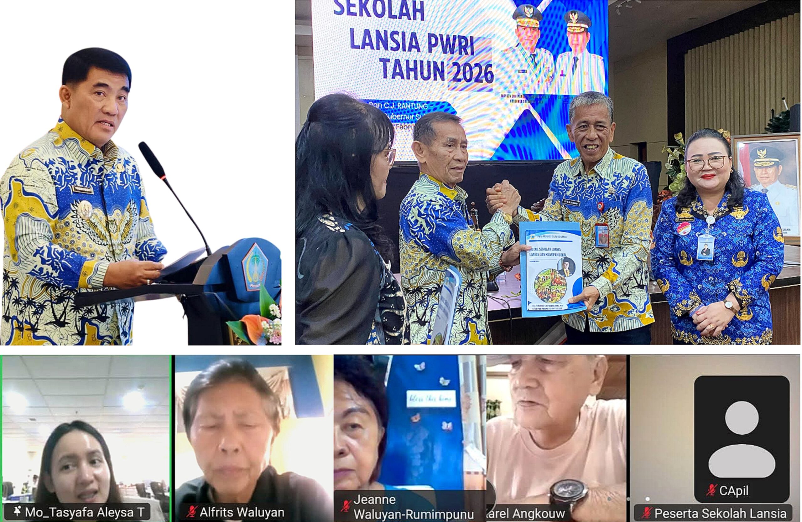 Sekolah Lansia PWRI Sulawesi Utara (Sulut). (Foto: Ist)