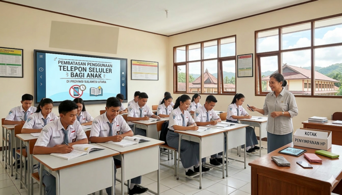 Gubernur Sulut Batasi Penggunaan Ponsel bagi Pelajar, Guru Dilarang Main HP Saat Mengajar