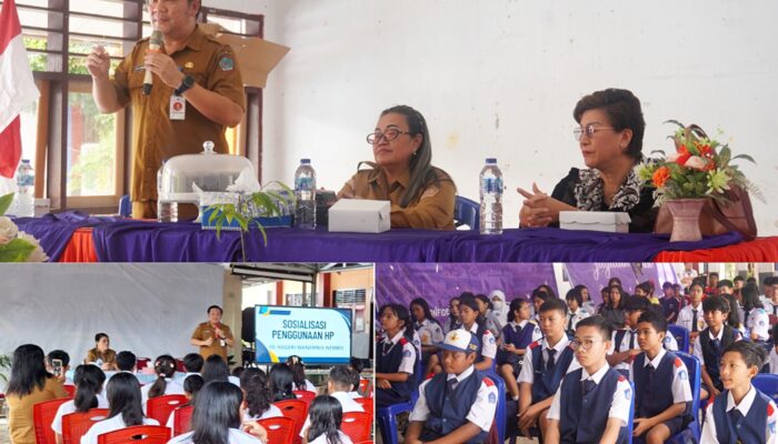 Pemkot Bitung Mulai Sosialisasikan Aturan Pembatasan Medsos Anak dan Ponsel di Sekolah