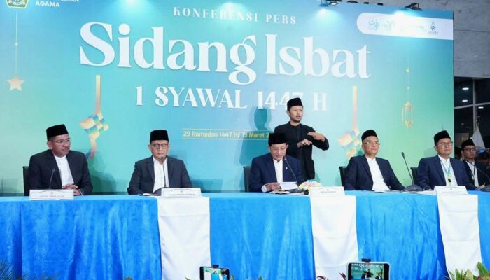 Pemerintah Tetapkan Idulfitri 1 Syawal 1447 H pada Hari Sabtu 21 Maret 2026