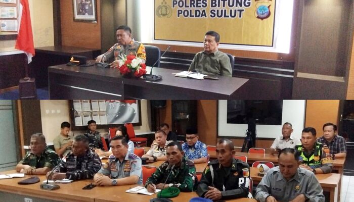 Siap Amankan Malam Takbiran 2026, Polres dan Pemkot Bitung Perkuat Sinergi Lintas Sektoral