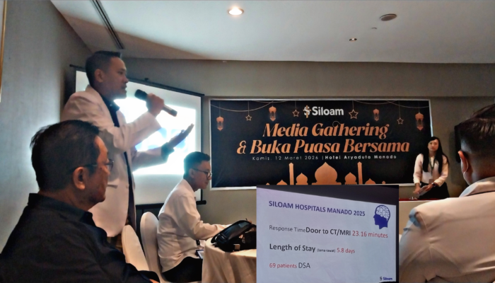 Siloam Hospitals Manado Edukasi Penanganan Stroke pada Golden Period Lewat Media Gathering