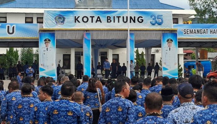 ASN Pemkot Bitung Galang Bantuan Pasca Gempa, Walikota dan Wakil Walikota Turut Berdonasi