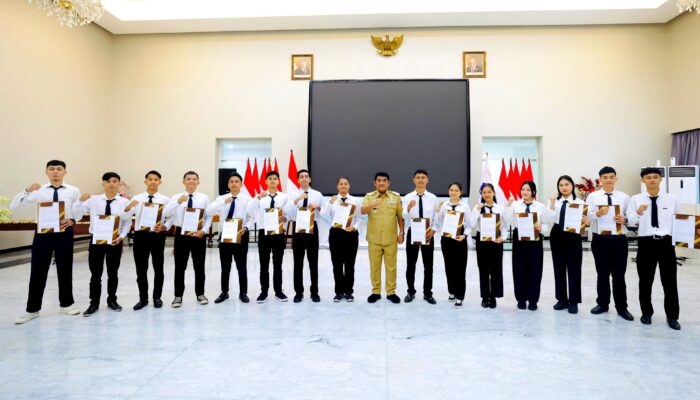 Gubernur Yulius Lepas Magang Jepang 2026: SDM Muda Sulut Kini Jadi Incaran Korporasi Global