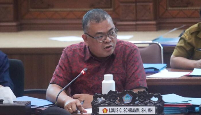 Kolase Pansus LKPJ DPRD Sulut: Louis Schramm Bedah Strategi SKPD Topang Ketahanan Fiskal Daerah