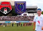 Stadion Klabat jadi saksi! Gubernur Sulut Yulius Selvanus mengumumkan tiket Persma 1960 Manado dan Bolsel FC sebagai utusan Sulawesi Utara menuju Liga 4 Nasional PSSI, Minggu (19/4/2026). (Foto: Dok. SUDARA.ID)