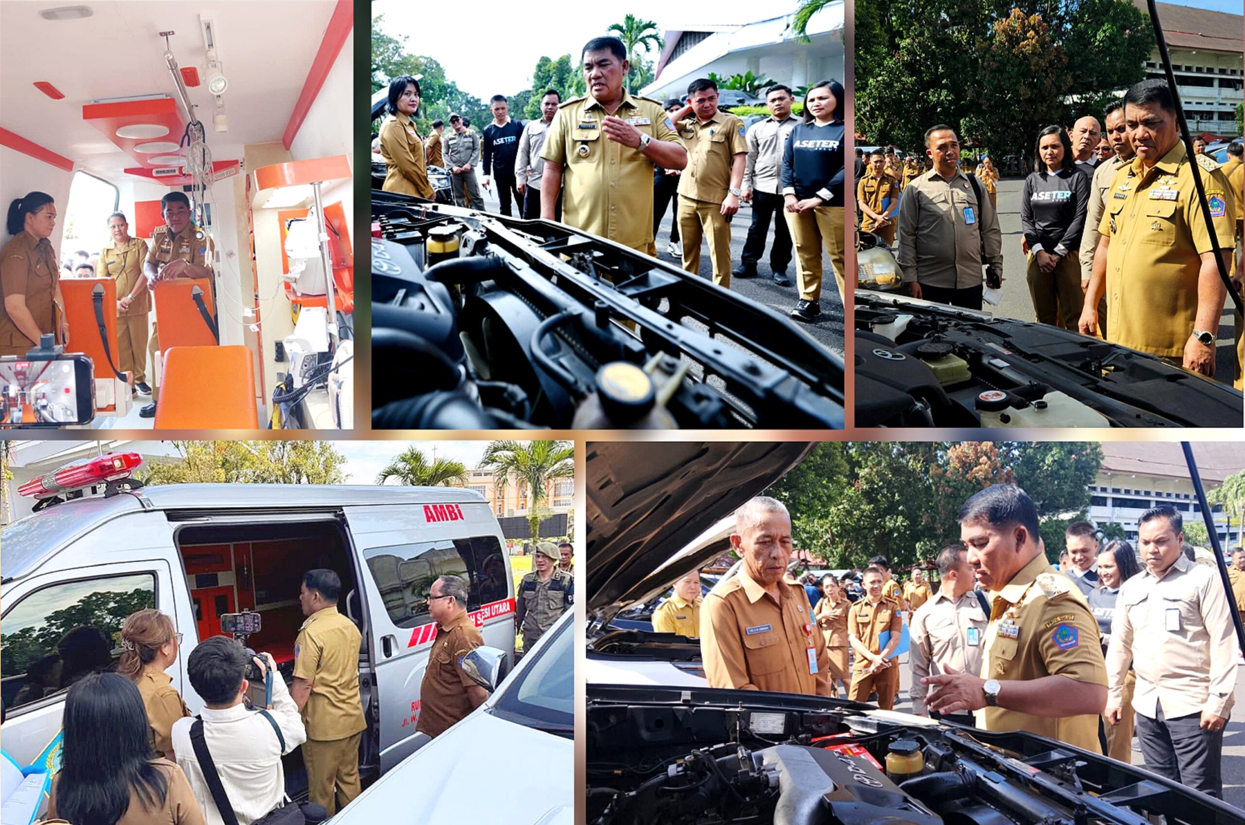 Benahi aset daerah, Gubernur Sulut Yulius Selvanus audit massal kendaraan dinas. Pastikan transparan, akuntabel, dan bebas penyimpangan. Fasilitas negara untuk pelayanan rakyat, bukan gaya hidup! (Foto: Dok. Istimewa)