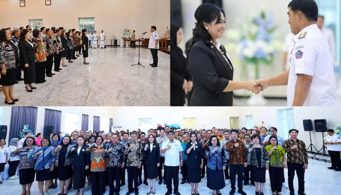 Anik Yulius Selvanus Resmi Pimpin BKOW dan LPPD Sulut, Gubernur Tantang Juara Paduan Suara Nasional