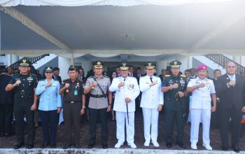 Perkuat Sinergi: Gubernur Yulius Selvanus bersama jajaran Forkopimda Sulawesi Utara berkomitmen wujudkan Asta Cita di momentum tiga dekade Otonomi Daerah. (Foto: Dok. Istimewa)