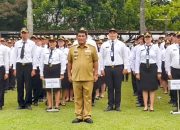 Gubernur Yulius Selvanus menggembleng karakter dan wawasan kebangsaan PPPK demi mewujudkan visi Sulawesi Utara yang maju dan sejahtera. (Foto Istimewa)