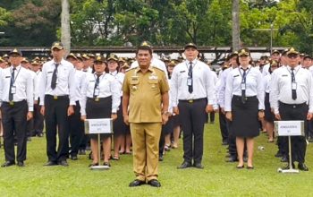Gubernur Yulius Selvanus menggembleng karakter dan wawasan kebangsaan PPPK demi mewujudkan visi Sulawesi Utara yang maju dan sejahtera. (Foto Istimewa)