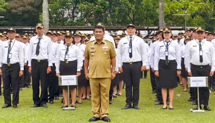 Bangun Militansi Birokrasi, Gubernur Yulius Gembleng Karakter Disiplin dan Loyalitas PPPK