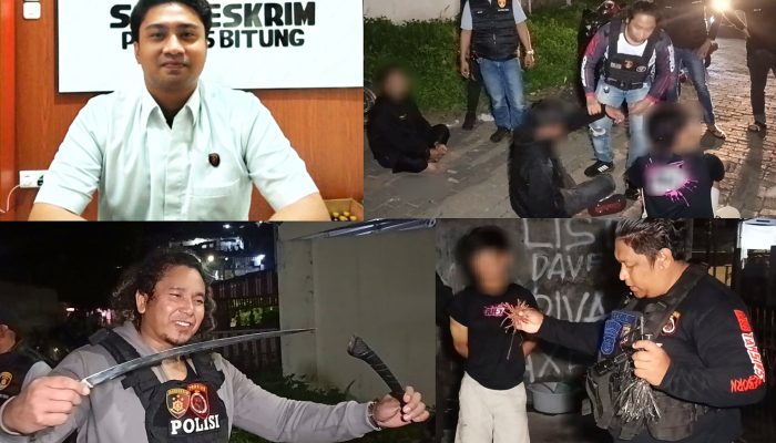 Aksi Tandang ke Kandang Lawan, 5 Pelaku Tarkam Berpanah Wayer Disikat Polres Bitung
