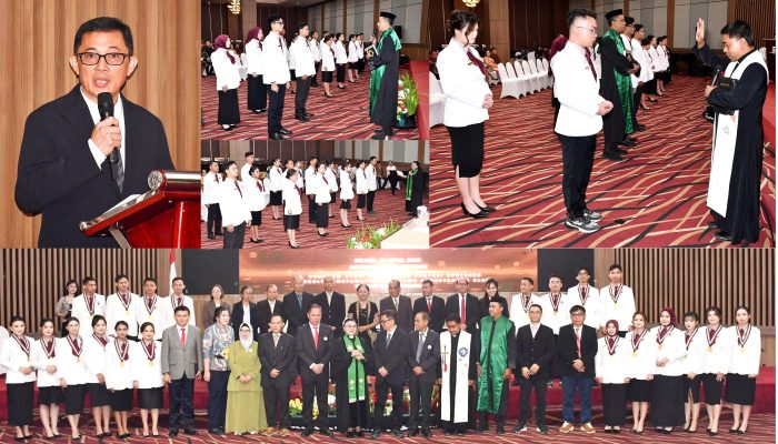 Perdana, UNSRAT Lantik 20 Apoteker Angkatan Pertama dengan Kelulusan 100%