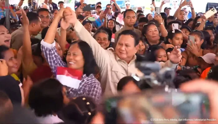 Bawa ‘Oleh-Oleh’ Pembangunan Strategis, Presiden Prabowo Kagum Warga Miangas Melek Informasi