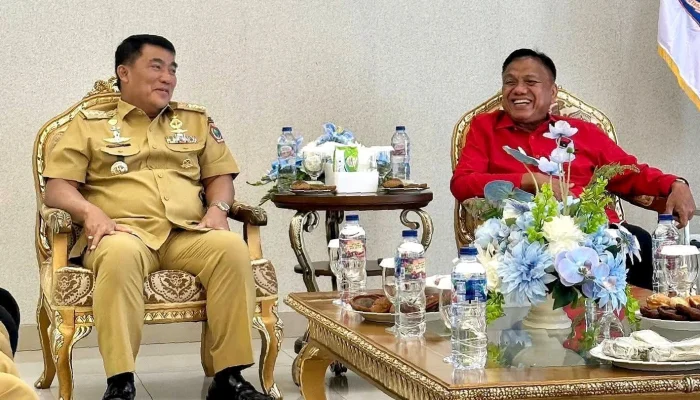 Gubernur Yulius Terima Kunjungan DPD PDI Perjuangan Sulut: Siap Akselerasi Bersama Pembangunan Daerah