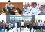Gubernur Sulawesi Utara Yulius Selvanus saat mendengarkan arahan Presiden Prabowo Subianto terkait komitmen Pemprov Sulut dalam memasifkan Koperasi Merah Putih di bumi Nyiur Melambai, Sabtu (16/5/2026). (Foto: Dok. Istimewa)