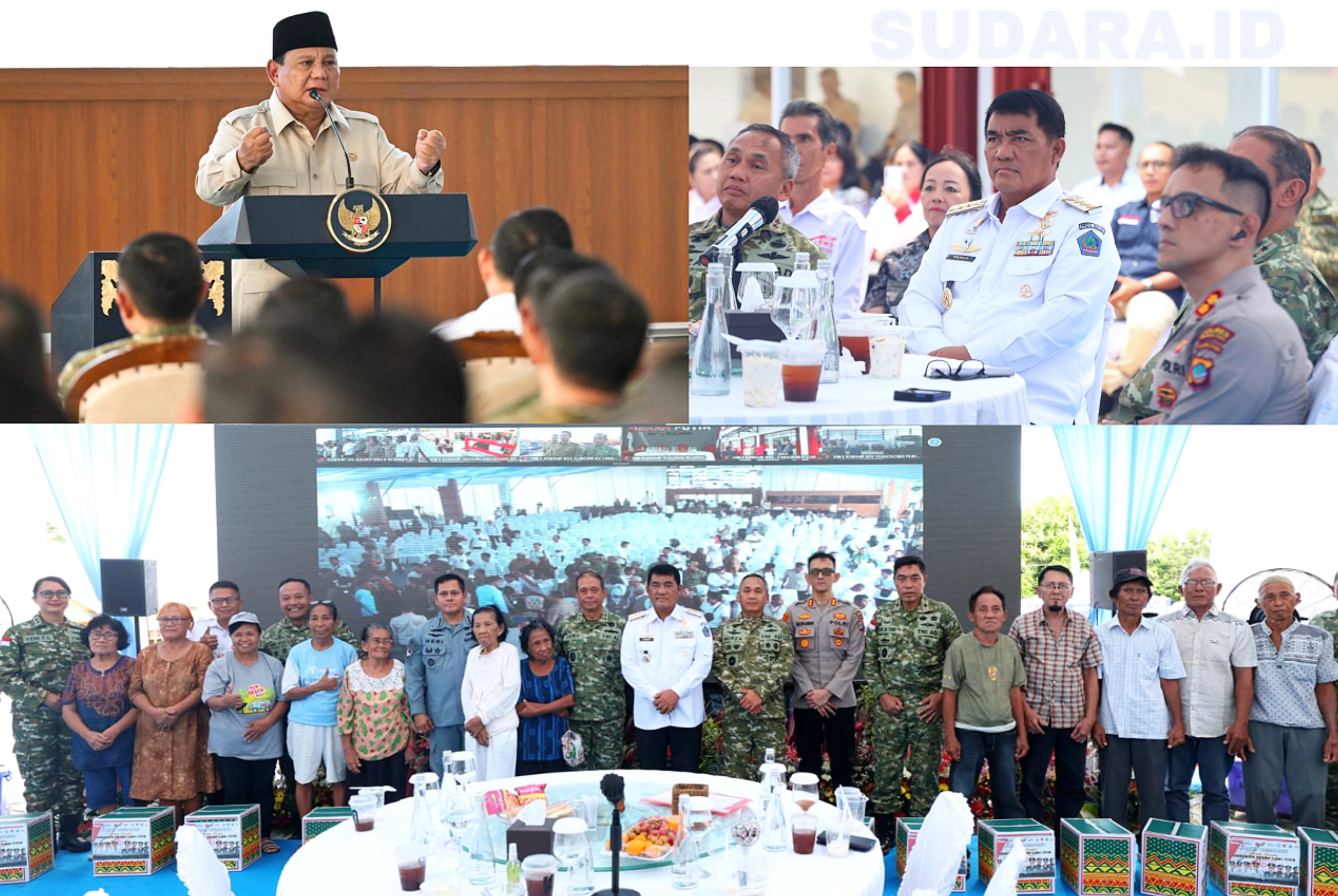 Gubernur Sulawesi Utara Yulius Selvanus saat mendengarkan arahan Presiden Prabowo Subianto terkait komitmen Pemprov Sulut dalam memasifkan Koperasi Merah Putih di bumi Nyiur Melambai, Sabtu (16/5/2026). (Foto: Dok. Istimewa)