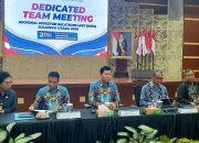 DORONG SINERGI: Wakil Gubernur Sulawesi Utara DR. Victor J. Mailangkay, SH, MH saat memberikan arahan dalam pembukaan Dedicated Team Meeting RIRU Sulut 2026 di Kantor Perwakilan BI Provinsi Sulut, Kamis (21/5/2026). (Foto: Istimewa)
