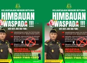 Flyer Kejari Bitung. (Foto: Dok. Istimewa)