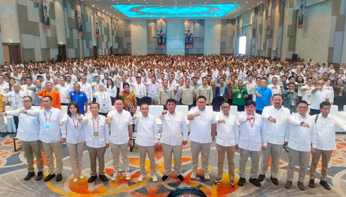 Rakerda Dihadiri Sufmi Dasco, Yulius Selvanus Pimpin Konsolidasi Akbar Gerindra Sulut 