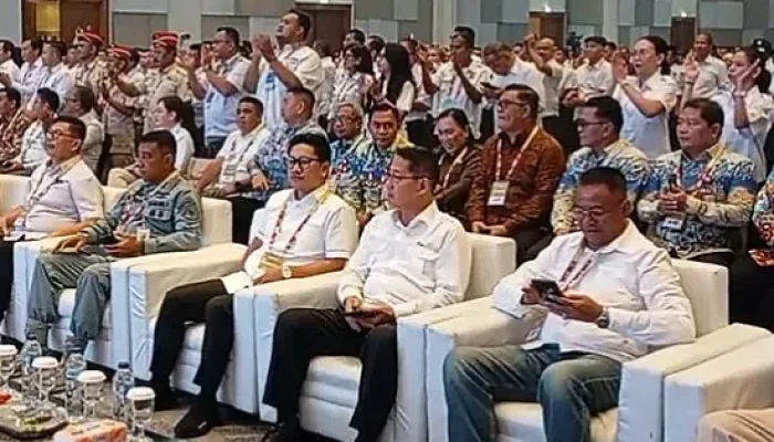 Walikota Bitung Hengky Honandar Hadiri Rakerda Gerindra Sulut, Tegaskan Komitmen dan Sinergi