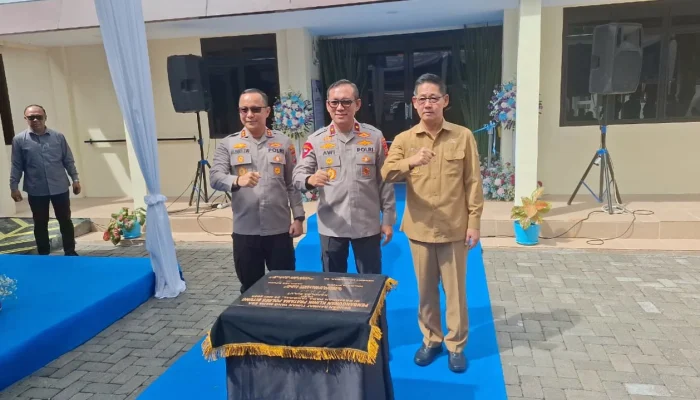 Wakapolda Sulut Resmikan Klinik Pratama Tatag Trawang Tungga Polres Bitung