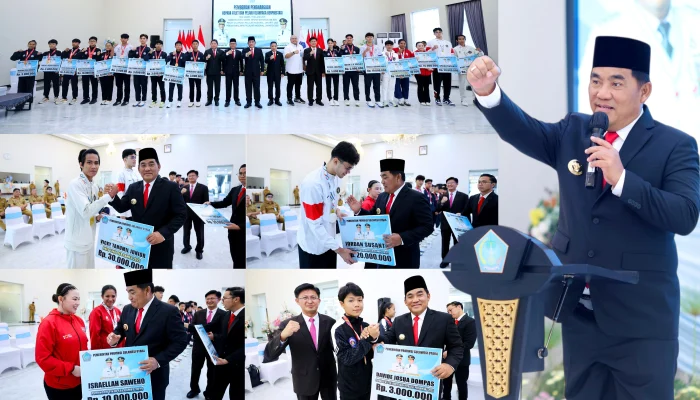 Bonus Atlet Sulut Berprestasi Cair! Gubernur Yulius: Keringat Mereka Tidak Boleh Sia-sia