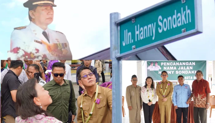 Walikota Hengky Honandar Resmikan Jalan Hanny Sondakh di Jalur Lingkar Pulau Lembeh Bitung