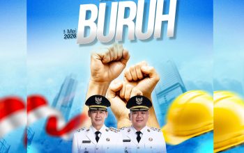Sinergi untuk Bitung Sejahtera. Selamat Hari Buruh Internasional 2026! Bersama HHRM, kita wujudkan hubungan industrial yang harmonis: Buruh terlindungi, investasi bertumbuh, ekonomi kota semakin tangguh. (Foto: Istimewa)