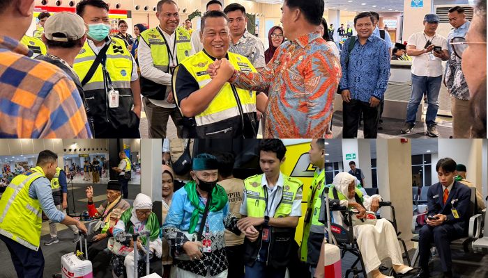 Otban VIII Manado Pastikan Keberangkatan 394 Jemaah Haji Sulut dari Bandara Sam Ratulangi Lancar